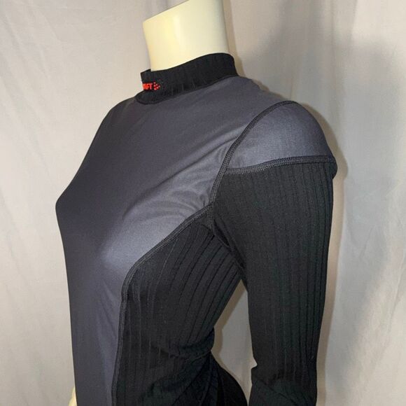 Craft Pro Warm Base Layer Top Women’s Small – Black Gray Thermal Long Sleeve Com - Picture 6 of 13